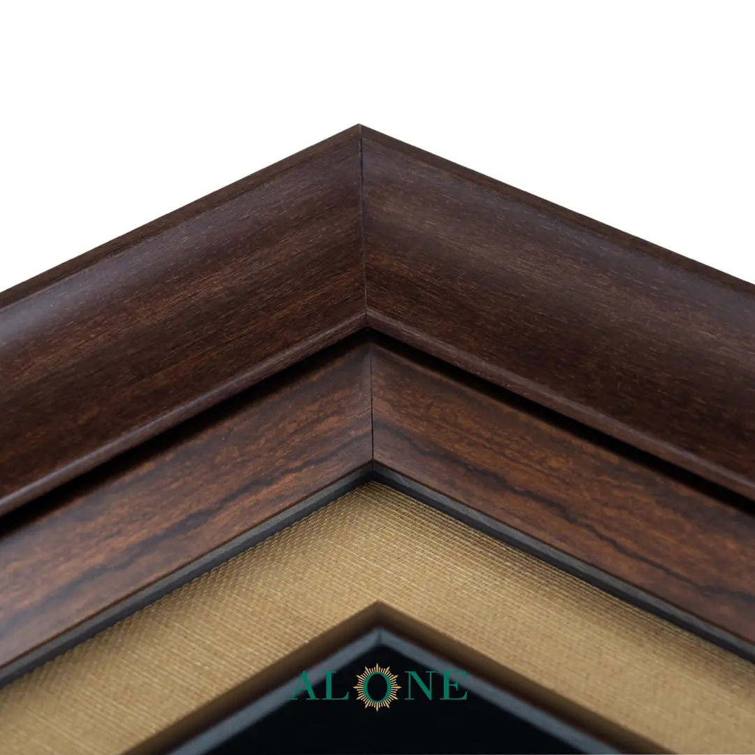 تابلو کشتی عمودی و موج قهوه ای 46*52 - Image 4