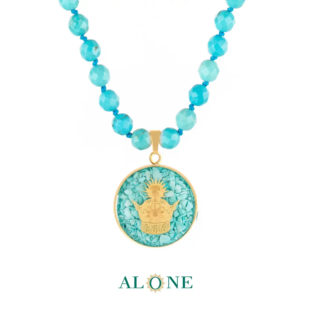 گردنبند فیروزه تاج - Image 2