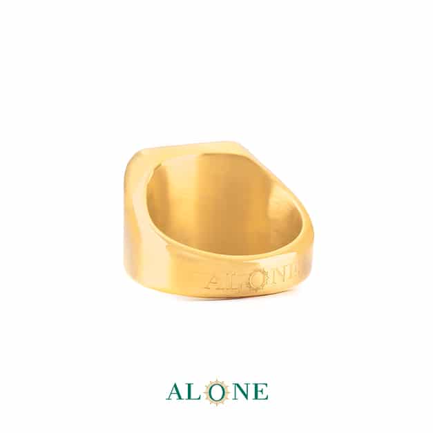 انگشتر مربع تایگر سرمه ای وان یکاد - Image 4