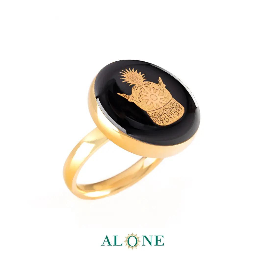 انگشتر گرد انیکس تاج