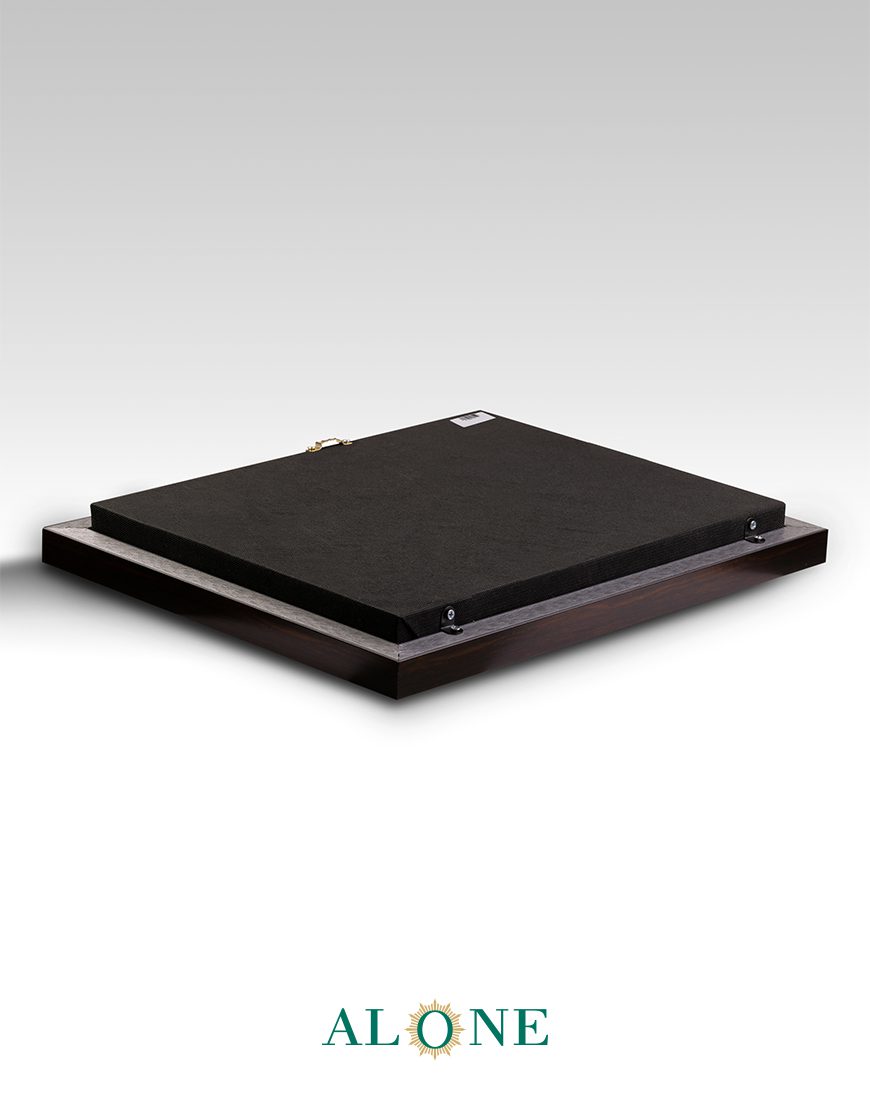 تابلو مادر و کودک قهوه ای 31*36 - Image 3