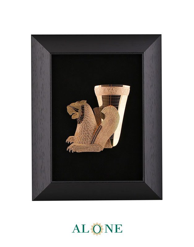 تابلو ریتون مشکی 31*36 - Image 2