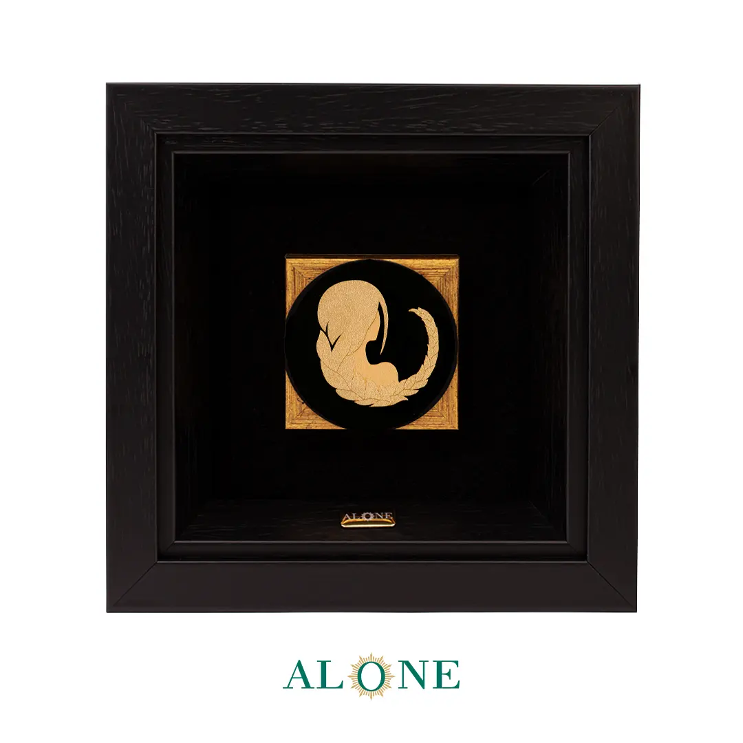 تابلو شهریور گرد مشکی 21*21