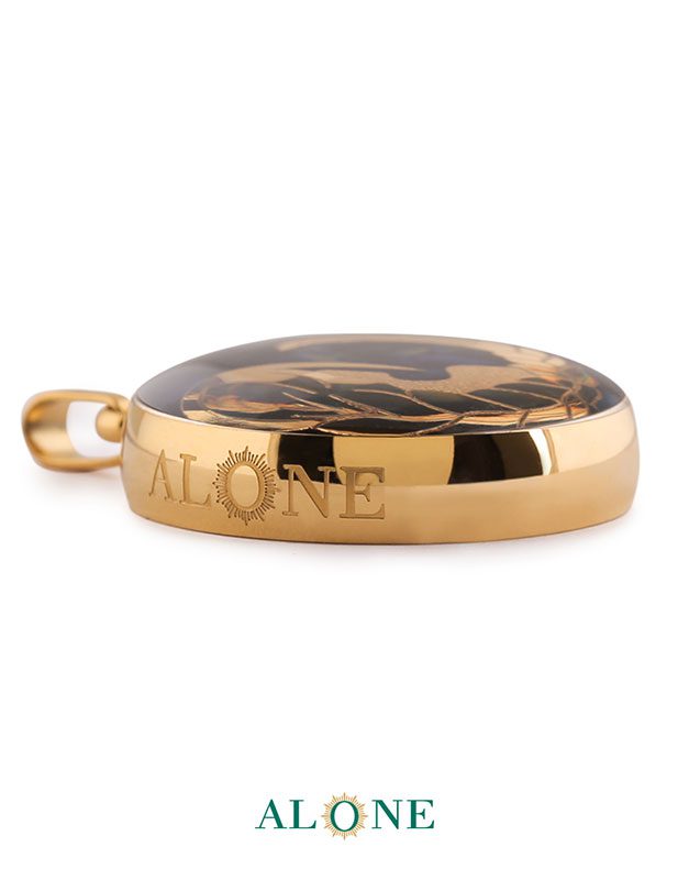 آویز کوچک گرد تایگر سرمه ای شهریور - Image 3