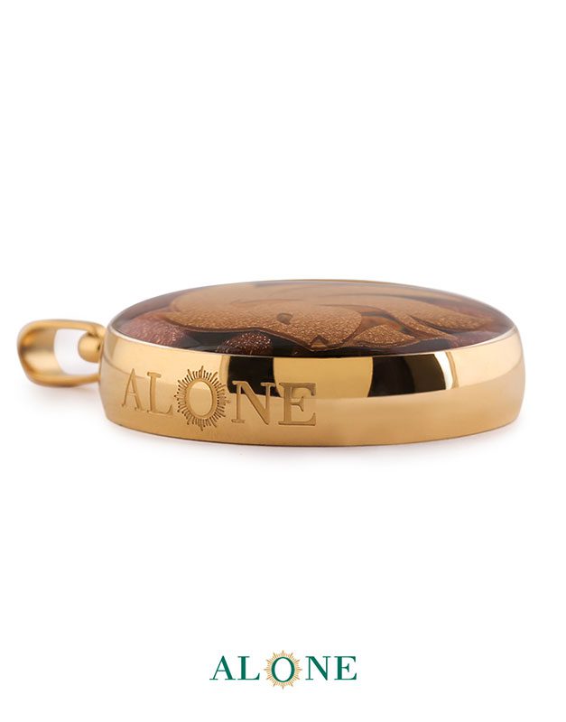 آویز کوچک گرد دلربا آجری مرداد - Image 3