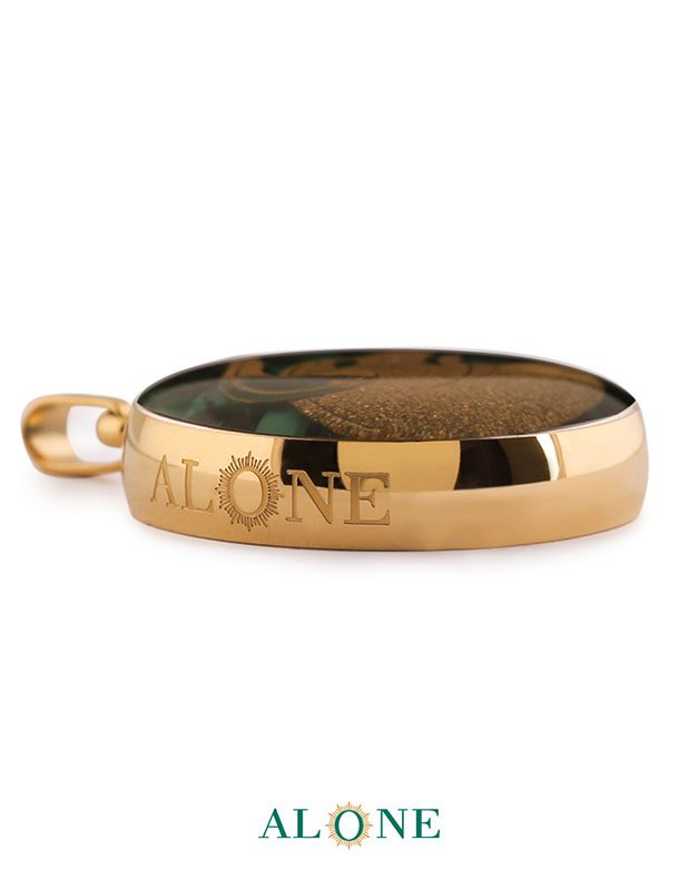 آویز کوچک گرد مالاکیت اردیبهشت - Image 3