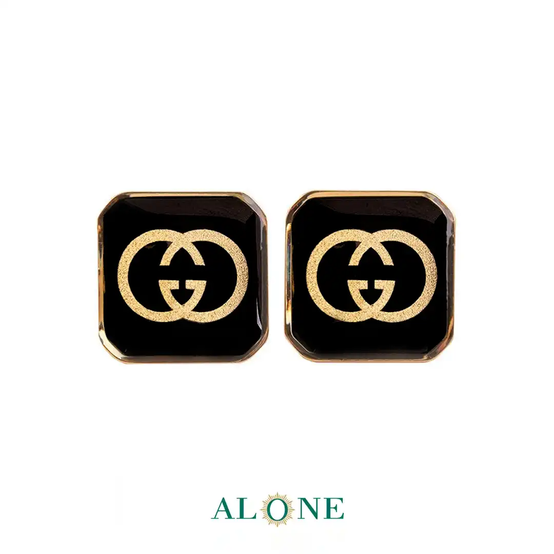 دکمه سردست مربع انیکس گوچی - Image 2