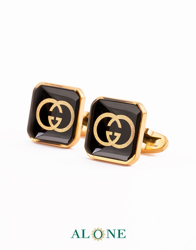 دکمه سردست مربع انیکس گوچی - Image 3