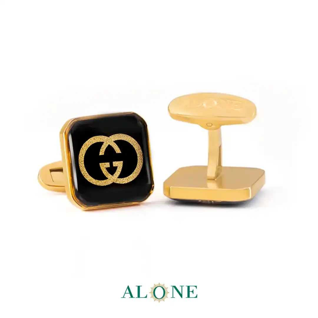 دکمه سردست مربع انیکس گوچی