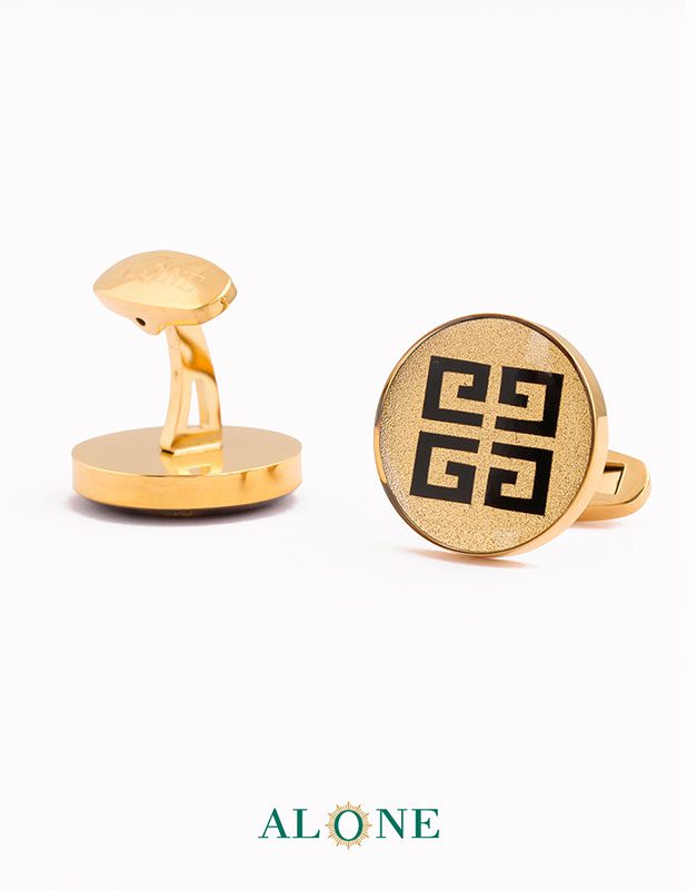 دکمه سردست گرد انیکس جیوانجی - Image 3