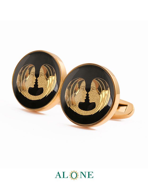 دکمه سردست گرد انیکس خرداد - Image 2