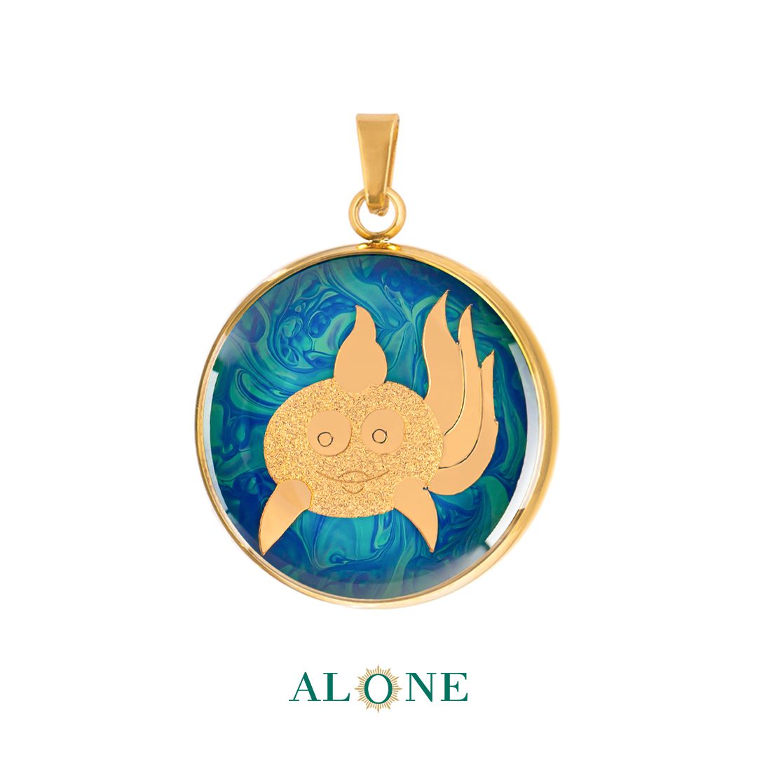 آویز کودکانه آبی ابربادی اسفند