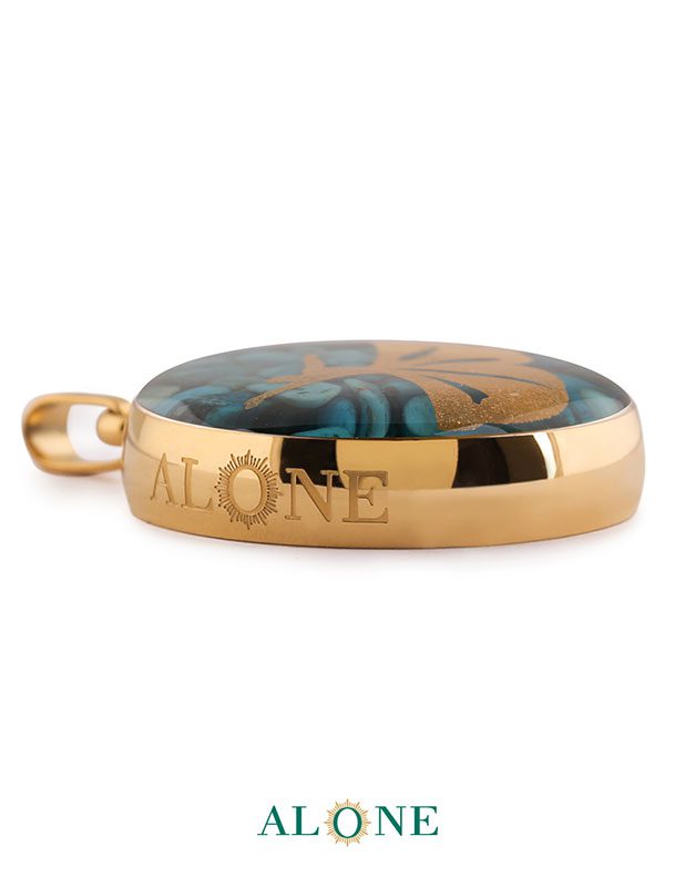 آویز بزرگ گرد فیروزه رقص سماع - Image 3