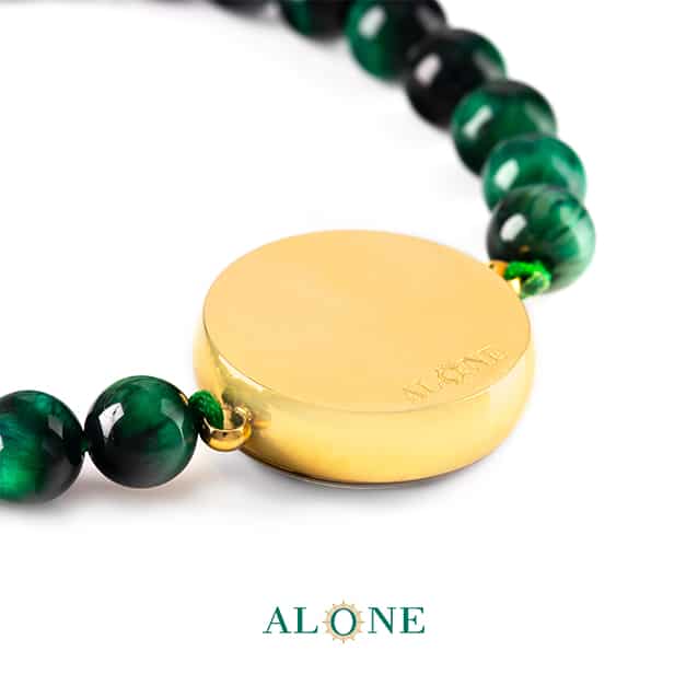 دستبند کوچک بافت تایگر سبز دریم کچر - Image 3