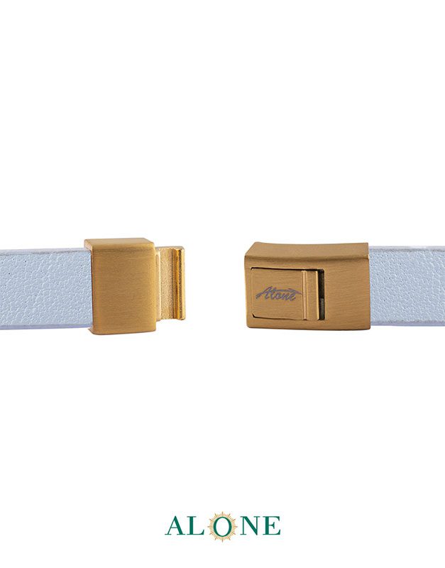 بند مچ چرم دو دور آبی 4-2069