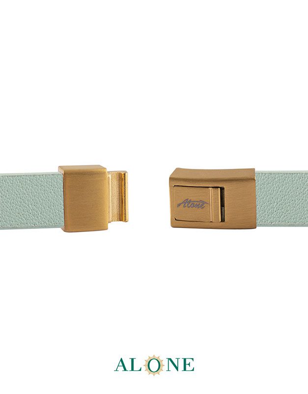 بند مچ چرم دو دور سبز 8-6-2066 - Image 3