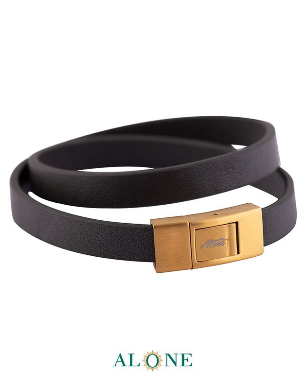 بند مچ چرم دو دور نوك مدادي 11-2070 - Image 2