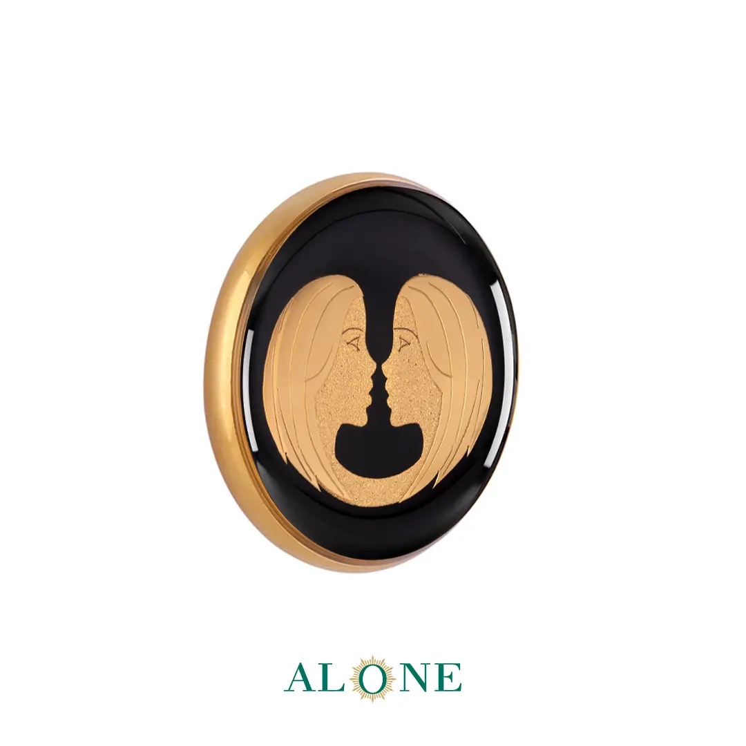 پلاک دستبند چرم زنانه گرد سایز 20 انیکس خرداد - Image 2