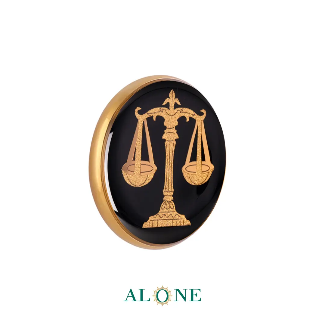 پلاک دستبند چرم زنانه گرد سایز 20 انیکس مهر - Image 2