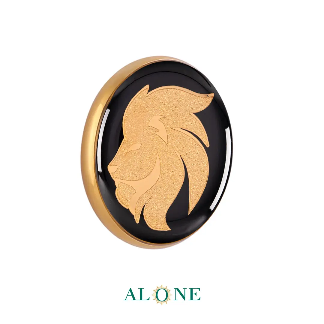 پلاک دستبند چرم مردانه گرد سایز 25 انیکس مرداد - Image 2