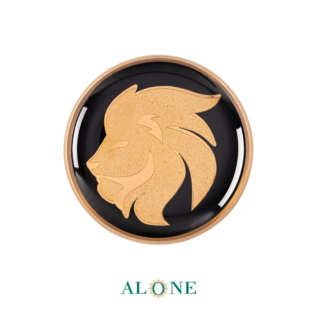 پلاک دستبند چرم مردانه گرد سایز 25 انیکس مرداد