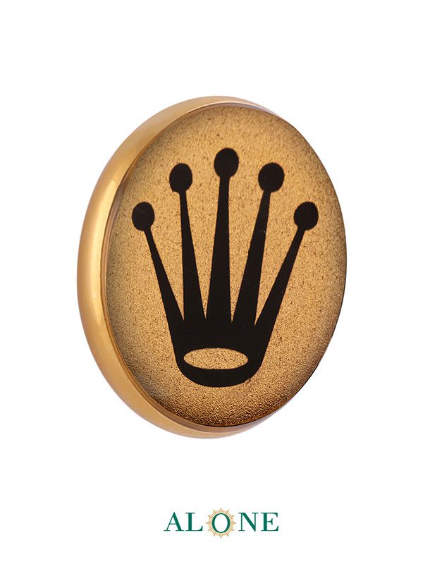 پلاک دستبند چرم مردانه گرد سایز 25 انیکس رولکس - Image 2