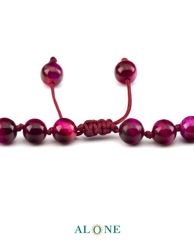 سنگ گره ای بلند 60 چشم ببر صورتی ساده قطر 6 - Image 3