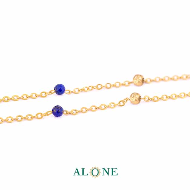 آویز بته جقه سرمه ای شمین - Image 4