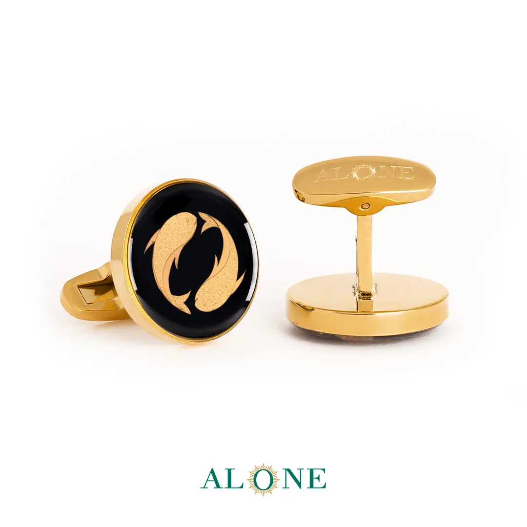 دکمه سردست گرد انیکس اسفند