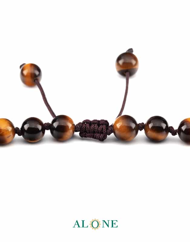 سنگ گره ای بلند 60 چشم ببر قهوه ای ساده قطر 6 - Image 3