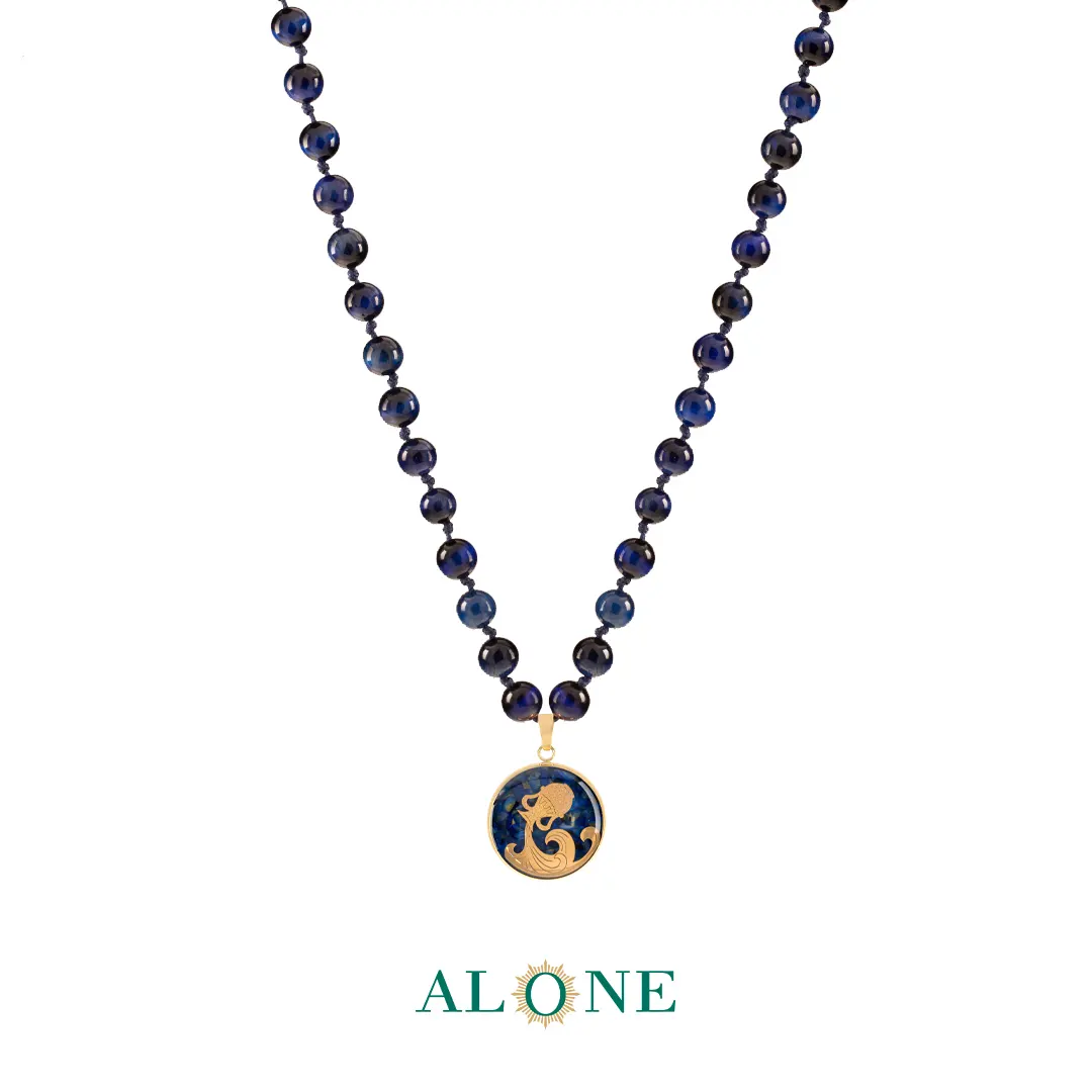 گردنبند چشم ببر سرمهای بهمن