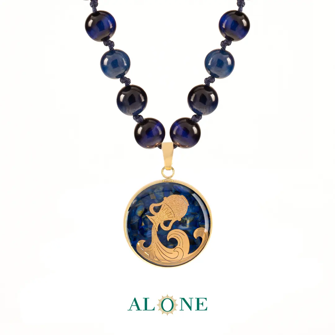 گردنبند چشم ببر سرمهای بهمن - Image 2