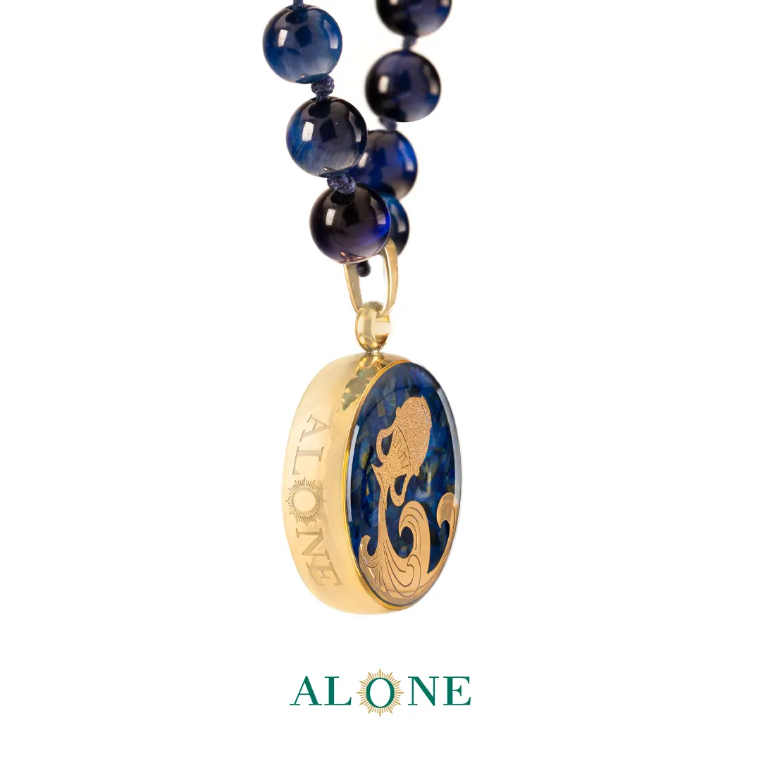 گردنبند چشم ببر سرمهای بهمن - Image 3