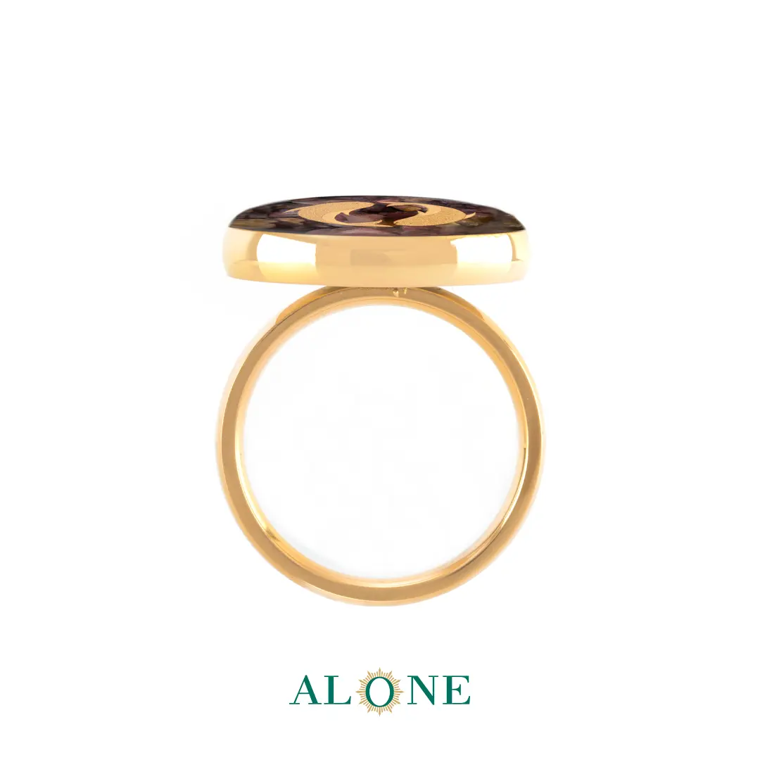 انگشتر گرد تورمالین اسفند (جدید) - Image 2