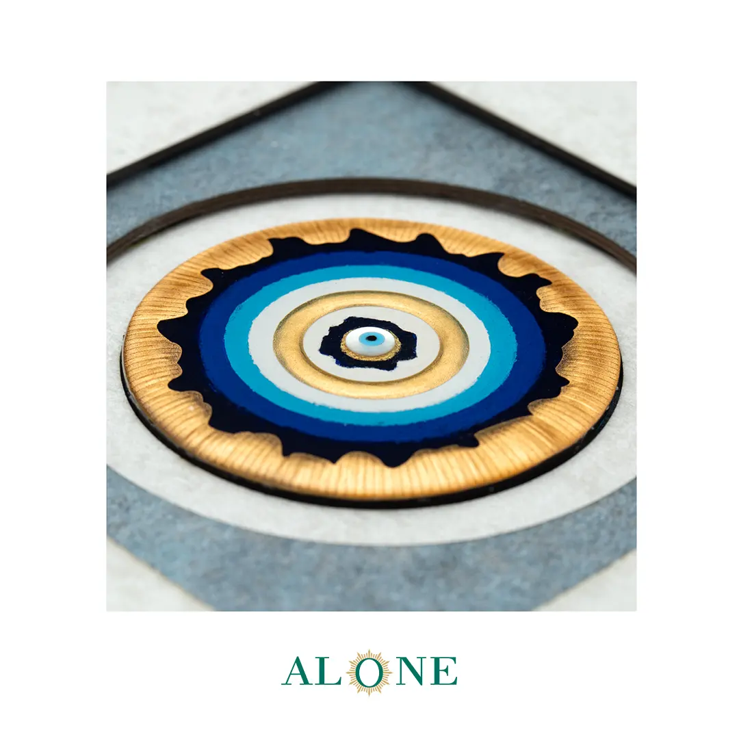 تابلو میسان قهوه ای 21*21 - Image 3