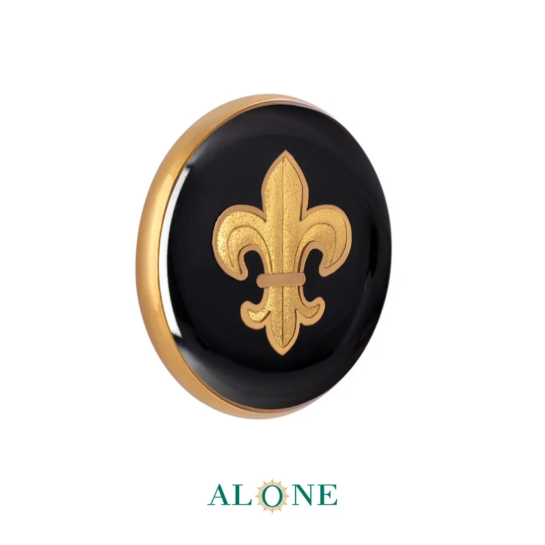 پلاک دستبند چرم مردانه گرد سایز 25 انیکس هیلاردی - Image 2