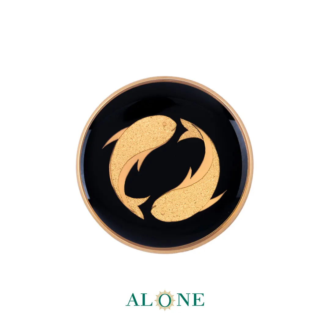 پلاک دستبند چرم زنانه گرد سایز 20 انیکس اسفند جدید