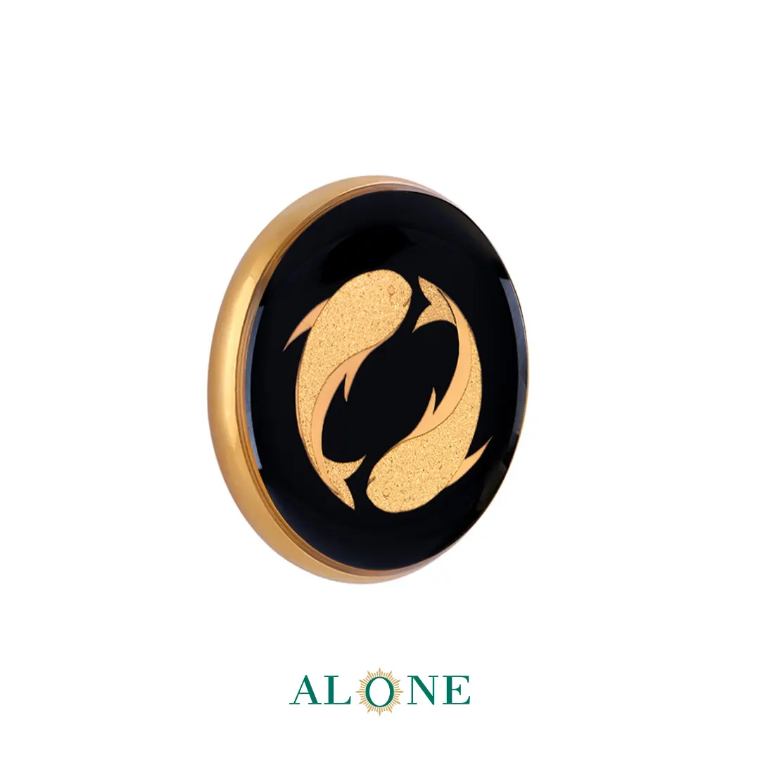 پلاک دستبند چرم زنانه گرد سایز 20 انیکس اسفند جدید - Image 2