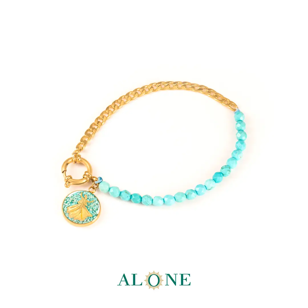 دستبند ارغوان فیروزه رقص سماع