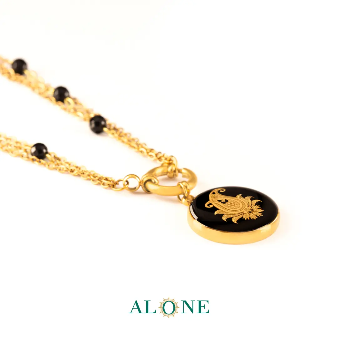 گردنبند ترمه انیکس بته جقه - Image 3