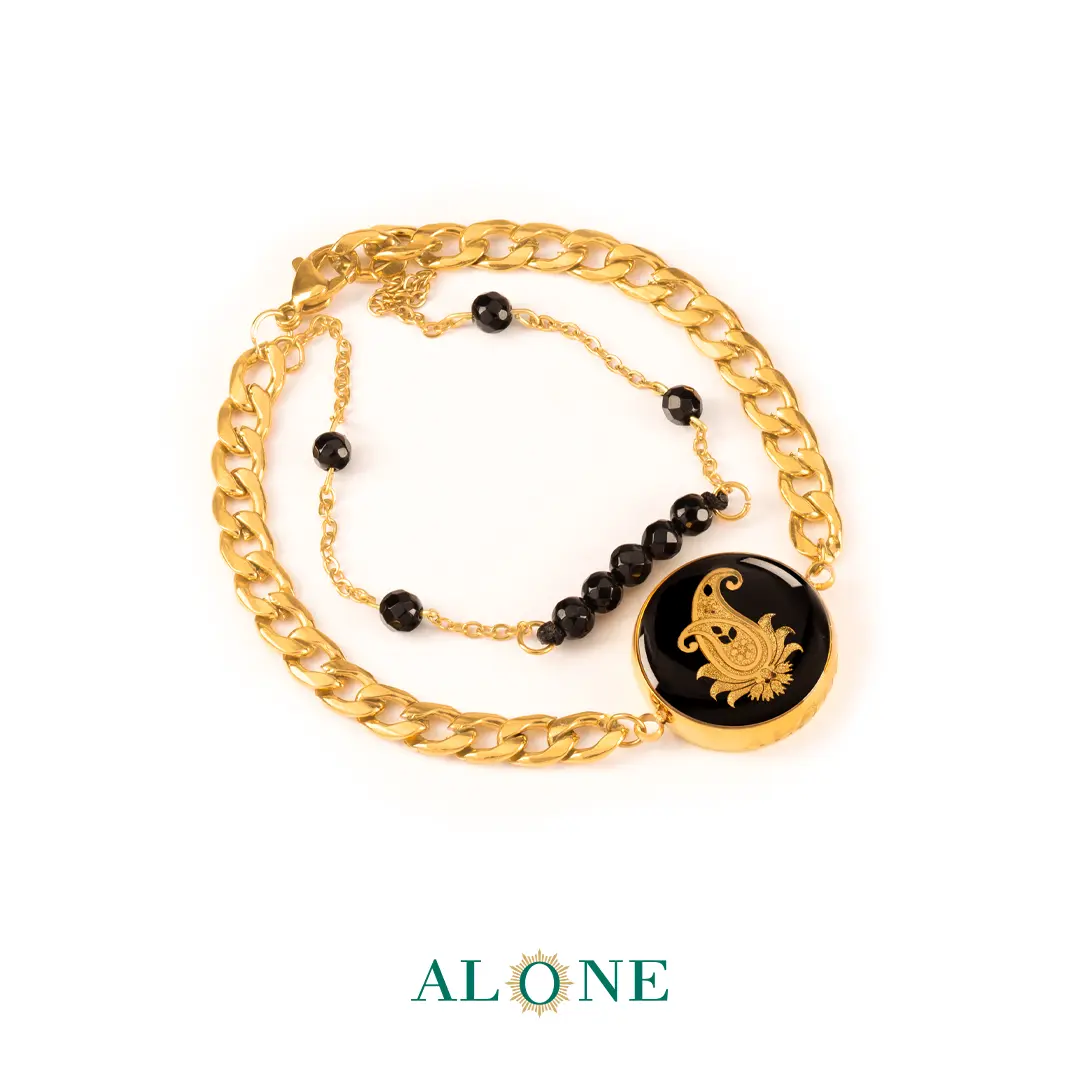 دستبند ترمه انیکس بته جقه