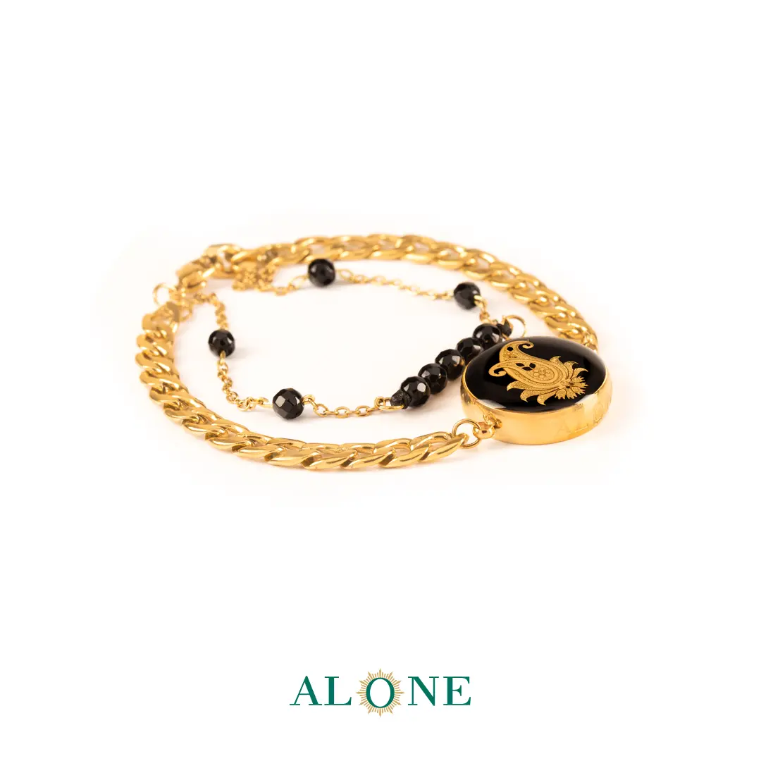 دستبند ترمه انیکس بته جقه - Image 3