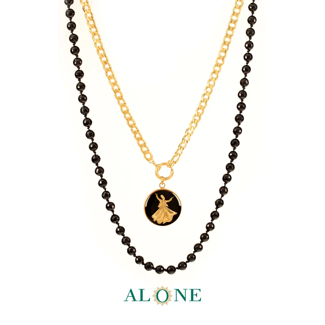 گردنبند ارکیده انیکس رقص سماع