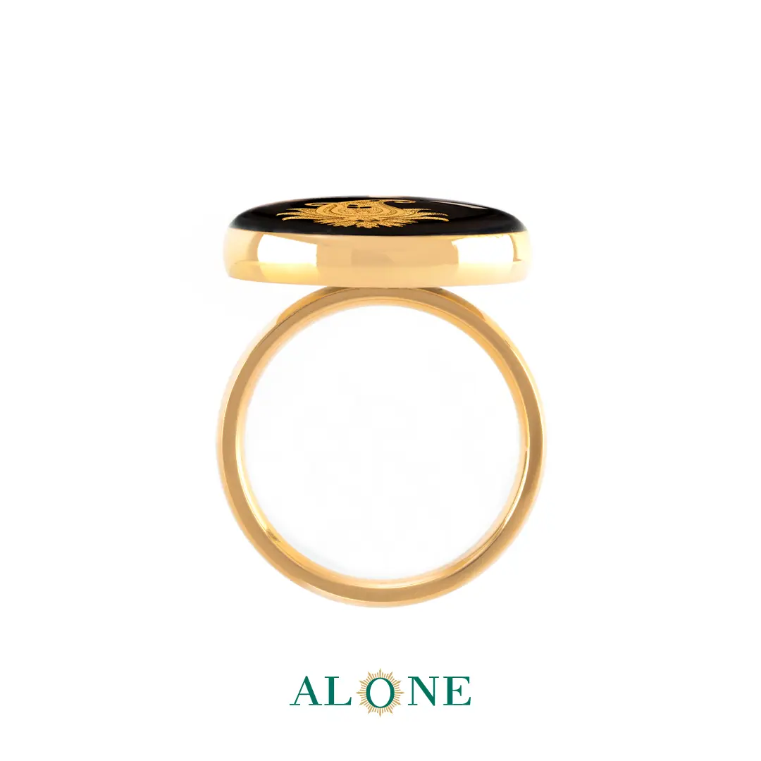 انگشتر گرد انیکس بته جقه (جدید) - Image 3