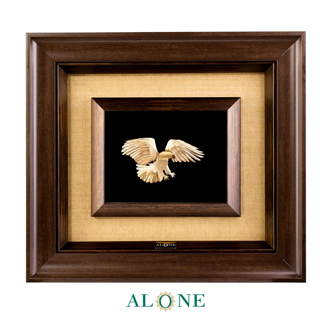 تابلو عقاب شکاری قهوه ای 41*46