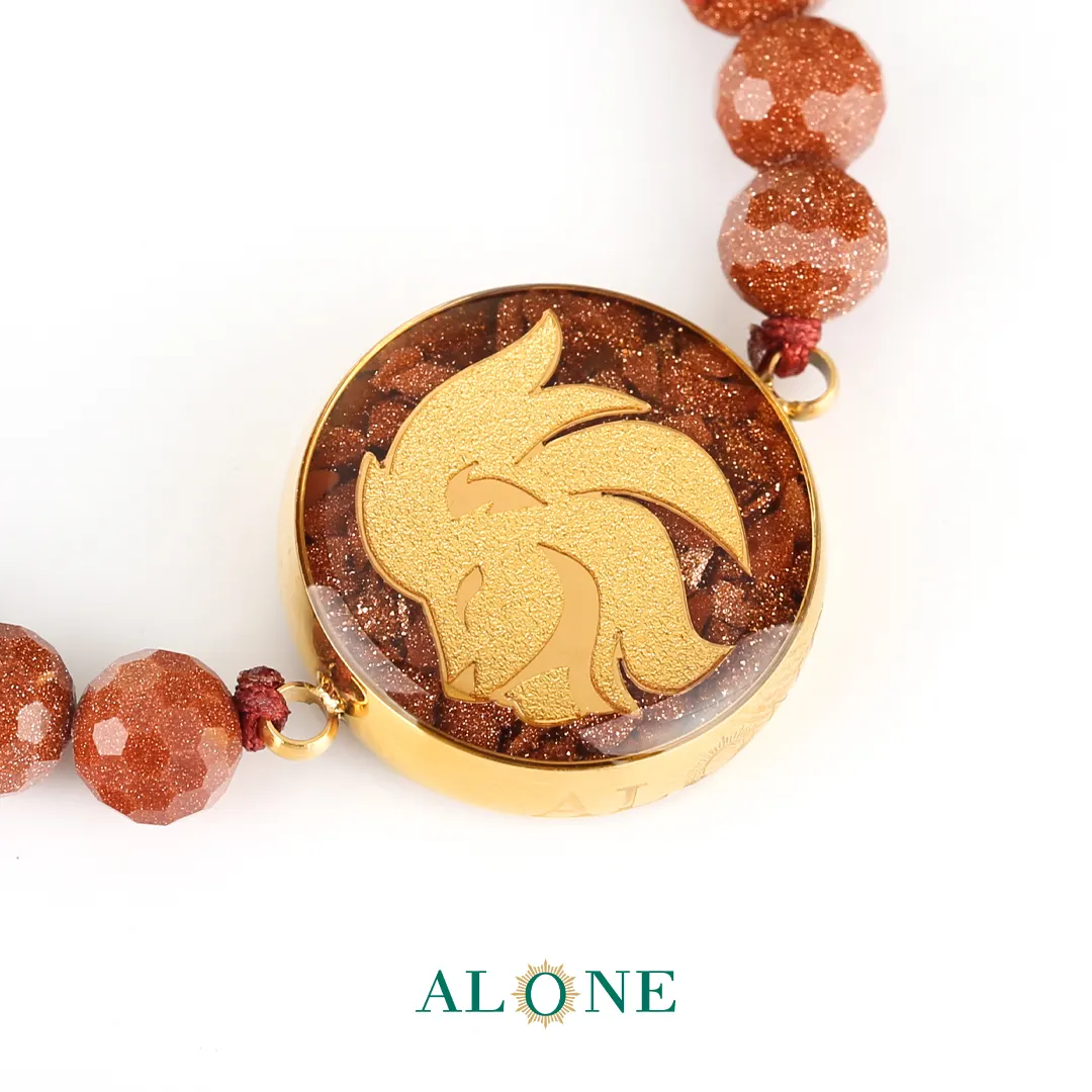 دستبند کوچک بافت دلربا آجری مرداد - Image 2