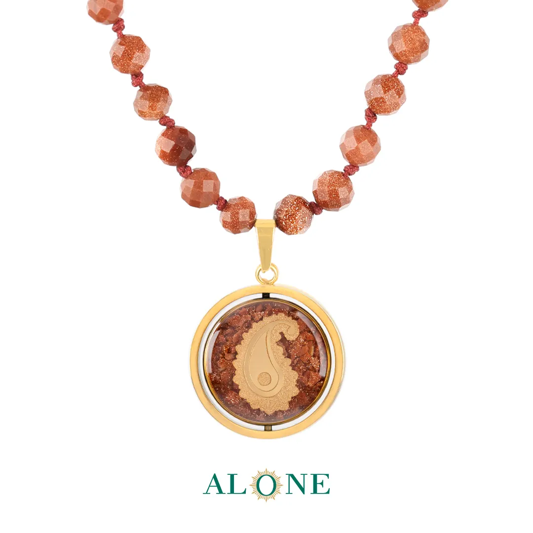 گردنبند دو رو دلربا آجری مرداد - Image 2