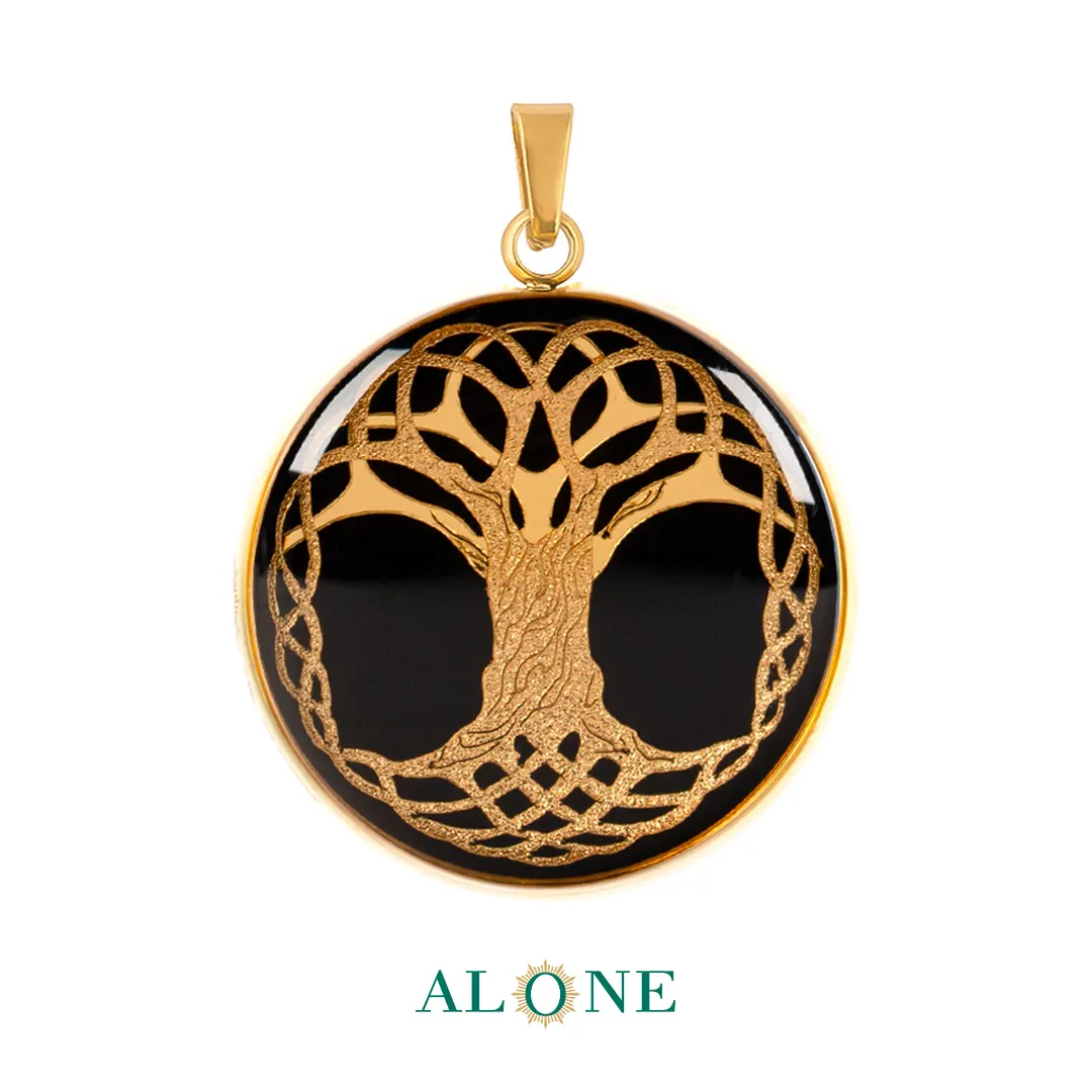 آویز بزرگ گرد انیکس درخت زندگی (جدید)