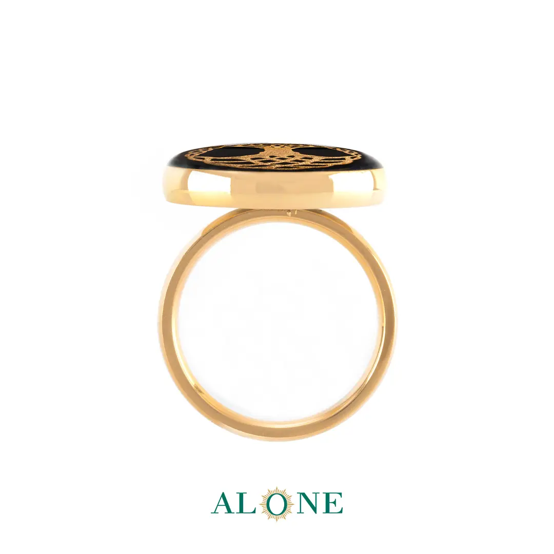 انگشتر گرد انیکس درخت زندگی (جدید) - Image 2