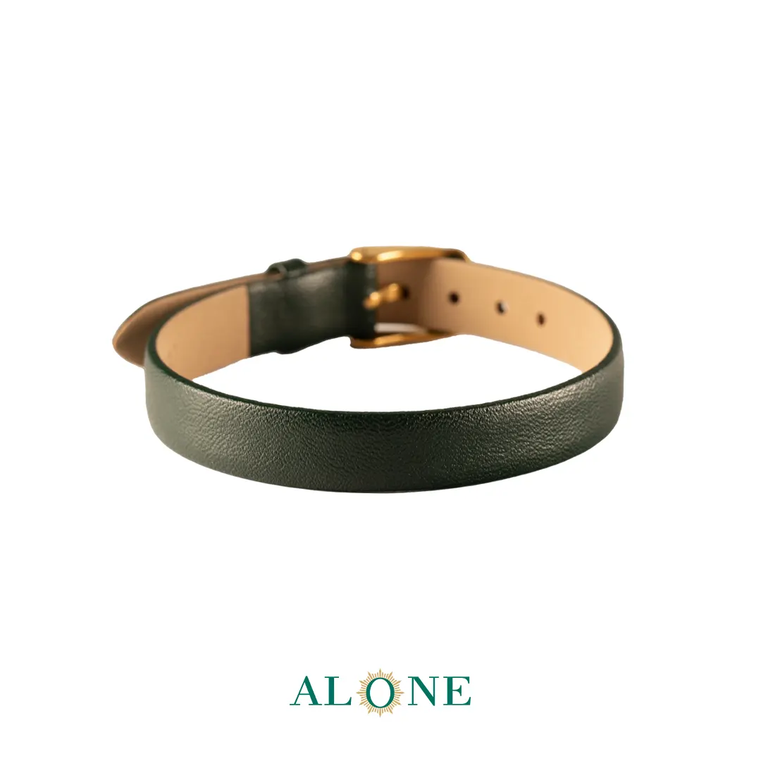 بند مچ چرم 8 میلیمتری سبز